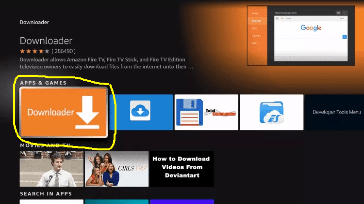 downloader on firestick new interface