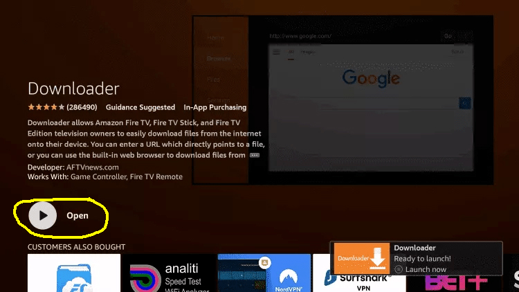 downloader on firestick new interface