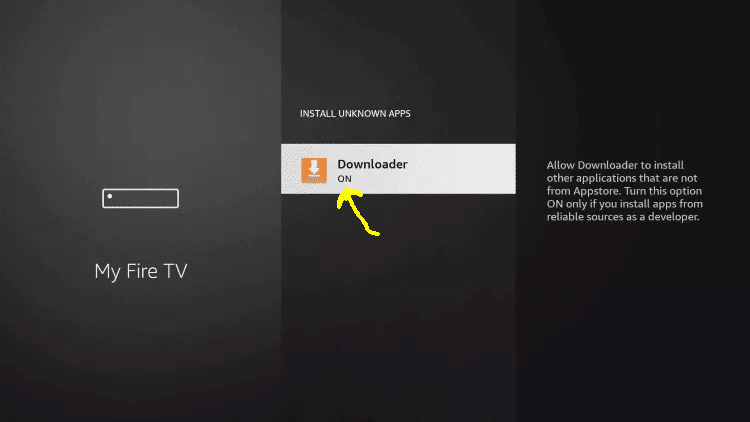 downloader on firestick new interface