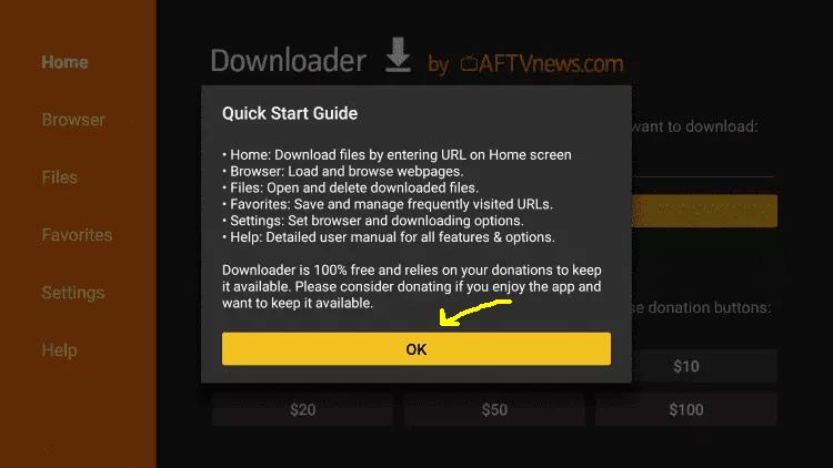 downloader on firestick new interface