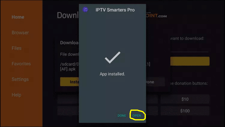 iptv smarter on firestick new interface