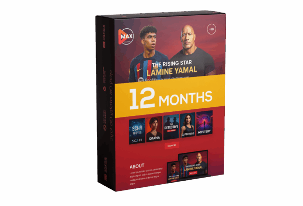 Get the Ultimate IPTV Subscription – MAX PREMIUM 12 Months Plan | 13000+ Adult Channels! (احصل على اشتراك IPTV الأقوى – خطة MAX PREMIUM لمدة 12 شهر | أكثر من 13000 قناة للكبار!)